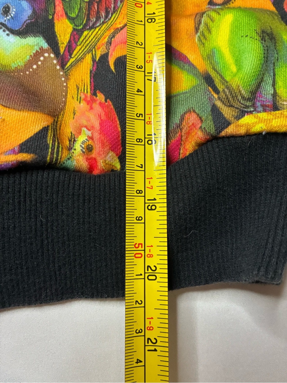 Adidas Originals Passaredo Tropical Birds Parrot Sweatshirt | Women's M UK 14 - Picture 5 of 5